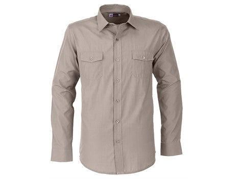 Mens Long Sleeve Bayport Shirt - Light Blue Only-