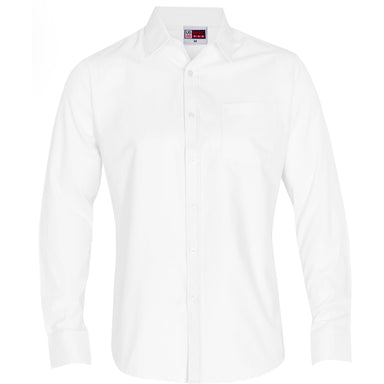 Mens Long Sleeve Carolina Shirt-L-White-W