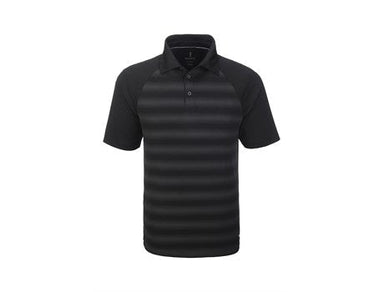 Mens Shimmer Golf Shirt - Black Only-