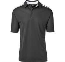 Mens Simola Golf Shirt-L-Charcoal-C