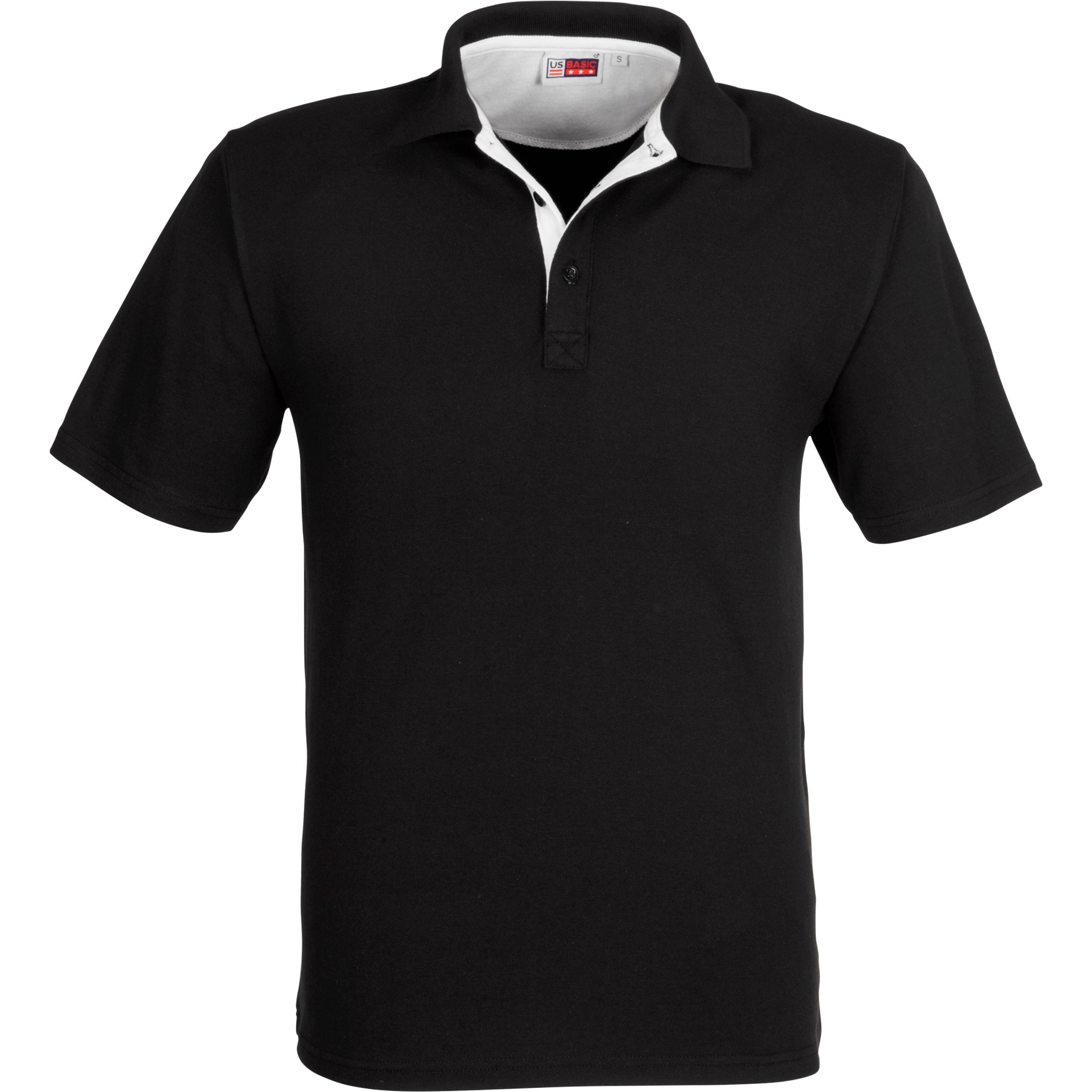 Mens Solo Golf Shirt-L-White-W