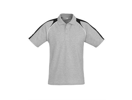 Mens Triton Golf Shirt - Black Teal Only-Shirts & Tops